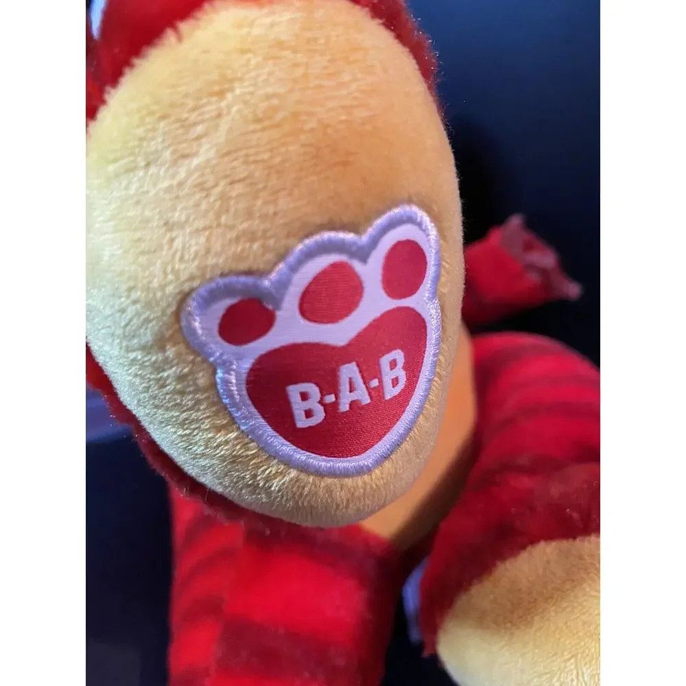 Build A Bear Red Dinosaur Velociraptor Raptor TREX Plush BABW 19
